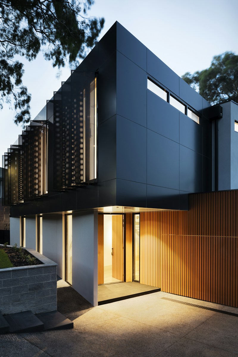 Modern home exterior upgrade